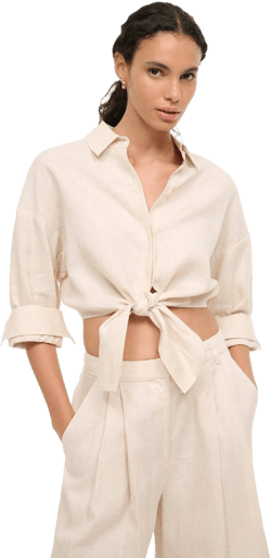 Staud Women's Lisa Linen Top