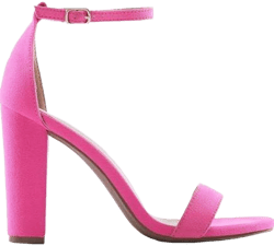 Barbie Pink Women's Hi-chunk High Heel Pump Sandals
