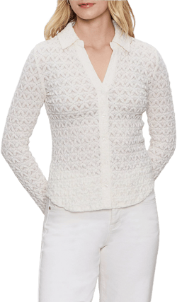 Sanctuary Women's Dreamgirl Lace Button-Up Shirt