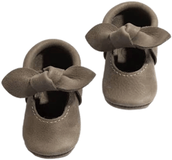 Timp Knotted Bow Baby Shoes