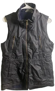 Athleta Black Quilted Vest