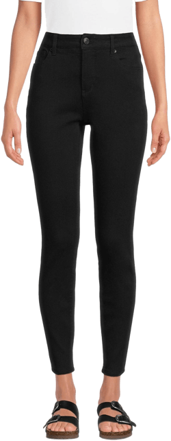 Time and Tru Women's High Rise Skinny Jeans