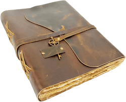 Wanderings Leather Bound Vintage Journal