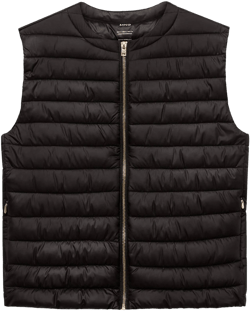 MANGO Women's Quilted Front Zip Vest