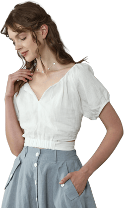 Ease 17 Linen Blouse