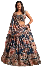 Floral Printed Lehenga Choli