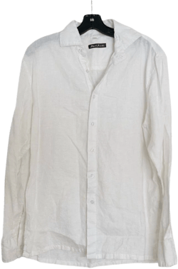 Island Importer Linen Button Up Top