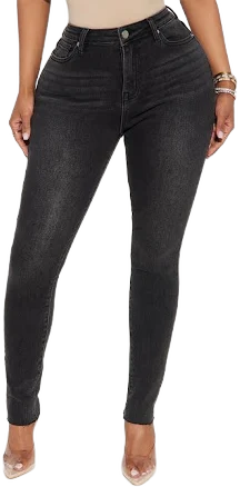 Fashion Nova Women's In My Prime High Waist Skinny Jeans