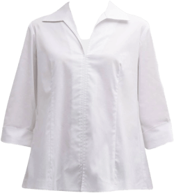 Finley Women's 3/4-Sleeve Stretch Cotton Swing Shirt