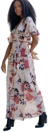 Sweet Treat Floral Wrap Dress