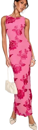 Princess Polly Fionna Floral Maxi Dress