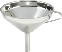 Winco Stainless Steel Wide Mouth Funnel, 5.75-Inch, Medium