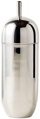 Kalman Polished Stainless Steel Cocktail Shaker - CB2