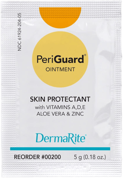 DeRoyal 00200 Periguard Ointment, 5 Gram, Skin Protectant with Vitamin, Aloe Vera & Zinc, Pack of 144