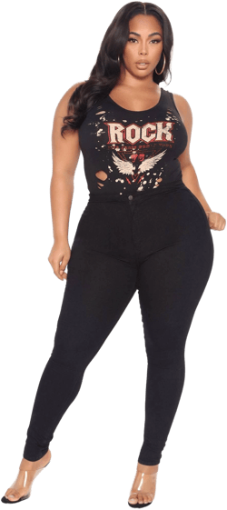 Fashion Nova Women's Super High Waist Denim Skinny Jeans
