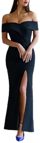 Off-The-Shoulder Maxi Dress