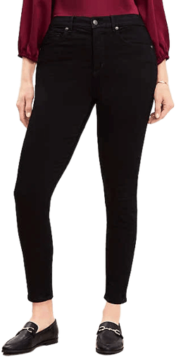 Loft Women's Curvy High Rise Skinny Jeans