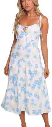Petal & Pup Women's Kieran Floral Midi Dress