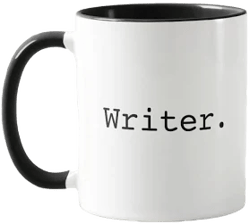 petiteWriters Typewriter Font, Classic Tea or Coffee Mug