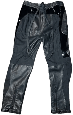 Womens Rag And Bone Leather Pants Size 0 Black Designer