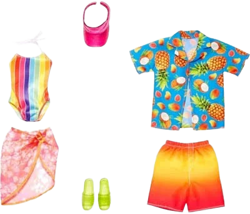 Barbie and Ken Tropical Vacation Fashion 2-Pack