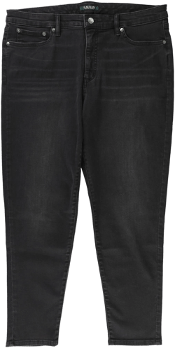 Lauren Womens Ralph Lauren Ralph Lauren Black Straight leg Jeans