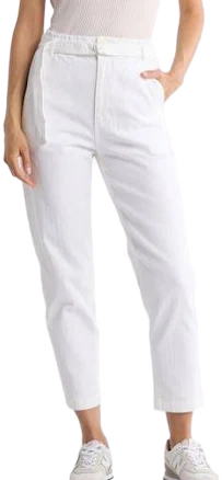 AG Jeans Women's Renn Belted Paperbag Pants