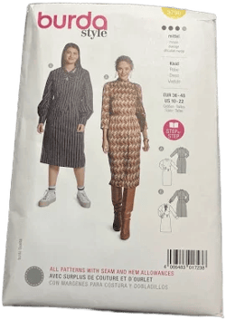 Burda Misses' Vintage Inspired Dress Sewing Pattern Packet