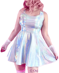 Holographic Silver Dress
