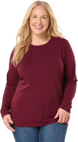 Plus Size Crewneck Top