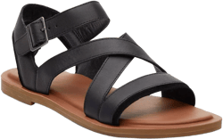 TOMS Women's Sloane Leather Ankle Strap Sandals