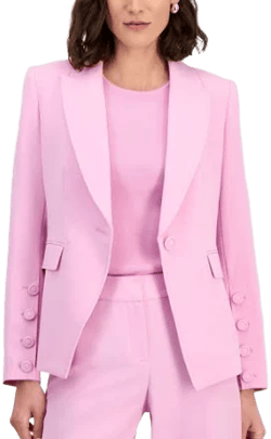 Tahari ASL Women's One-Button Blazer