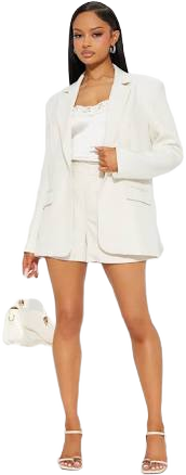 Fashion Nova Women's Cara Oversized Boxy Blazer