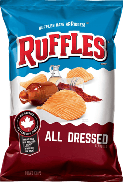 Ruffles All Dressed Ridged Potato Chips, 8.5 Ounce All Dressed Flavored