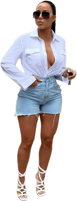 Fashion Nova Women's You Better Work Shirt II