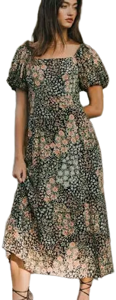 Vienna Floral Maxi Dress