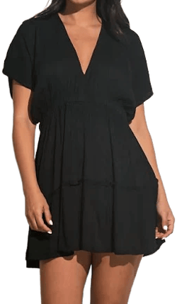 Vneck Ruffle Dress