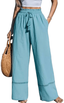 Cupshe Straight Leg High-Rise Pants with Pockets