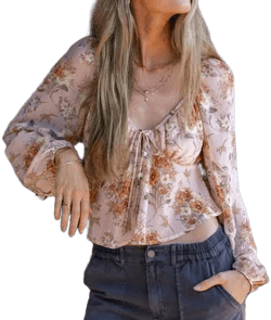 O'Neill Women's Noa Naya Floral Babydoll Shirt