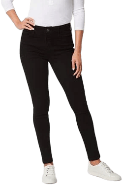 St. John's Bay Women's Mid Rise Secretly Slender Skinny Fit Jeans