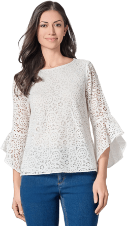 Kasper Women's Sleeve Blouse