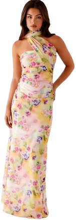 Songbird Sunburst Floral Maxi Dress