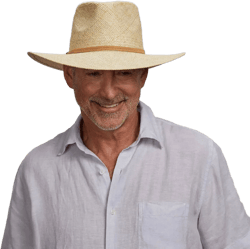 American Hat Makers Johvan Straw Sun Hat