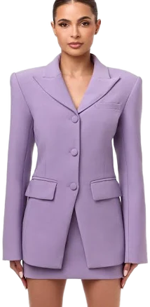 Naked Wardrobe Women's Fitted Blazer