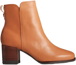 Sperry Women's Seaport Heel Water Resistant Leather Ankle Boots