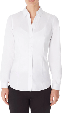 JONES NEW YORK Women's Easy-Care Cotton Shirt