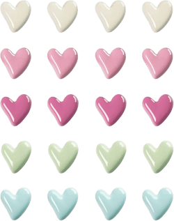 Mymazn 20Pcs Fridge Magnets Cute Refrigerator Magnet, Colorful Magnets for Whiteboard Cabinet Locker, Heart Decorative Magnets for Classroom Kitchen Office Cream Color 20