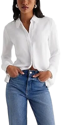 Georgette Relaxed Portofino Shirt
