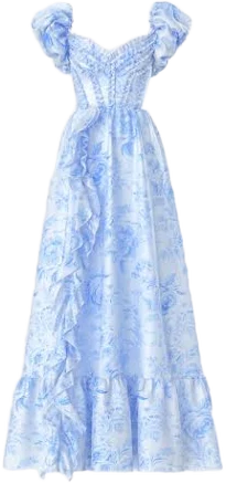 Tressa Flower Print Maxi Dress