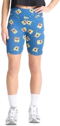 Spongebob SquarePants Women's Print Bike Shorts